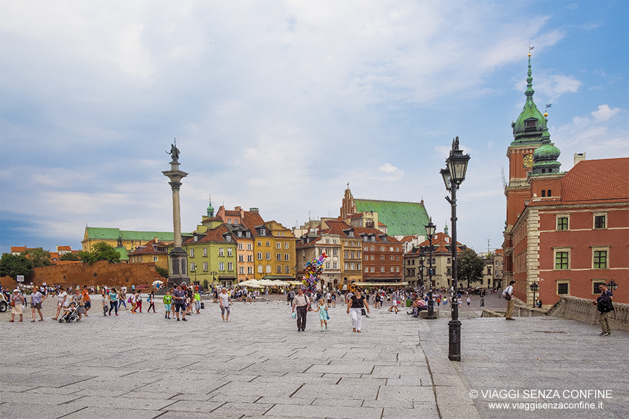 Cosa vedere a Varsavia: la piazza del castello